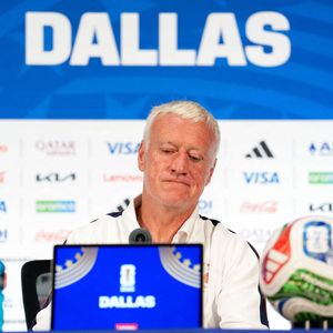 Conférence de presse match France vs Espagne - Coupe du monde 2026 - 13/07/2026 - Didier Deschamps © Imago / PsnewZ / Bestimage