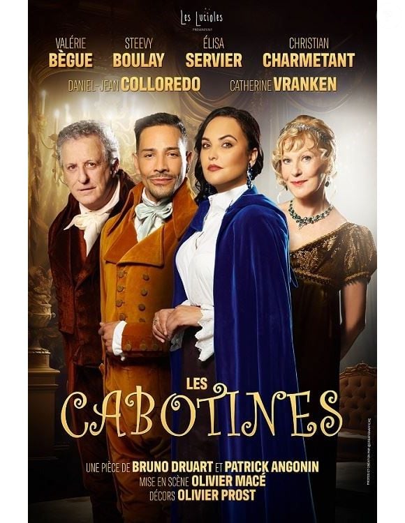 Affiche de la pièce les Cabotines