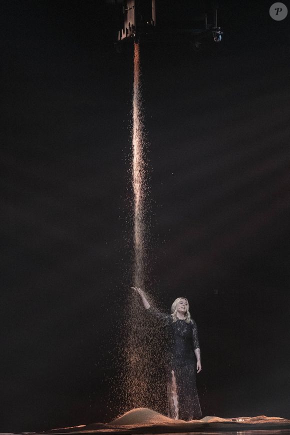 May 17, 2025, Basel, Switzerland: Louane of France competes in the Grand Final of the 69th Eurovision Song Contest at St. Jakobshalle on May 17, 2025, in Basel, Switzerland. © Baden Roth/ZUMA Press Wire/Bestimage