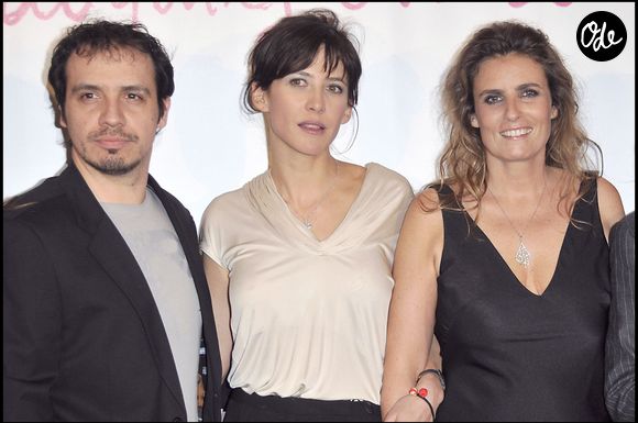 Alexandre Astier, Sophie Marceau et Lisa Azuelos à Paris en 2009. ©Bestimage