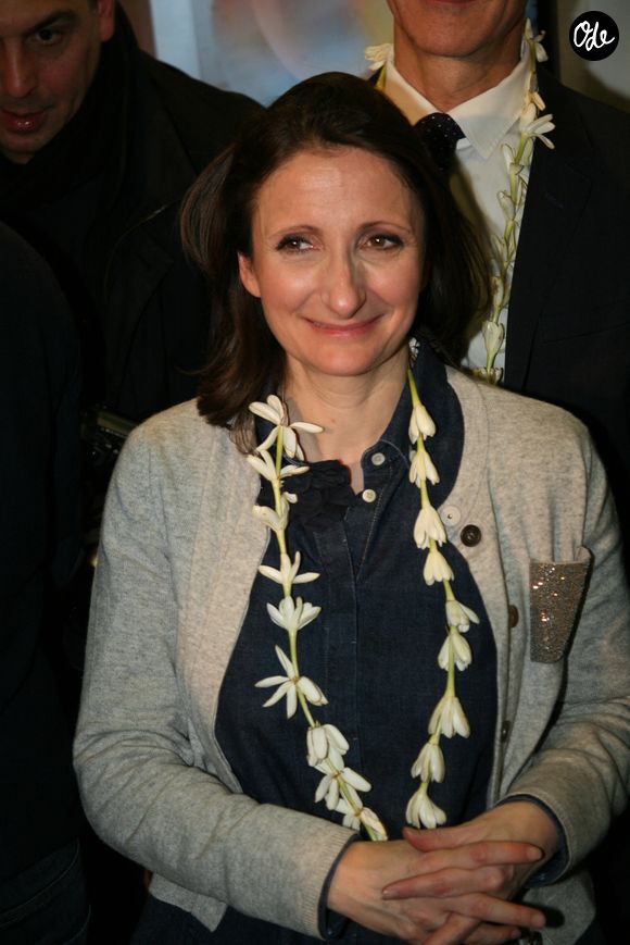 Anne-Sophie Pic photographiée lors de la deuxième édition du Salon de la gastronomie d'outre-mer à Paris, en France, le 12 février 2016. Photo : ABACAPRESS.COM