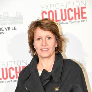 Carole Rousseau - Vernissage presse de l'exposition "Coluche" à l'Hôtel de Ville de Paris le 5 octobre 2016. © Pierre Perusseau/Bestimage