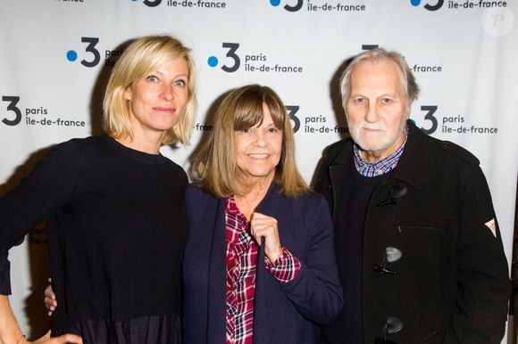 Exclusif - Rebecca Hampton, Chantal Goya et son mari Jean-Jacques Debout assistent à la première parisienne de 'Indomptable Chantal Goya' à France Télévision le 08 janvier 2019 à Paris, France. Photo by Nasser Berzane/ABACAPRESS.COM