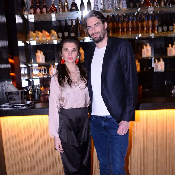 Exclusif - Camille Lacourt et sa compagne Alice Detollenaere (Miss Bourgogne 2010) - Soirée de lancement de "Chez Blue" au club "Boum Boum" situé dans le prestigieux 8eme arrondissement de Paris le 30 janvier 2020 © Rachid Bellak/Bestimage