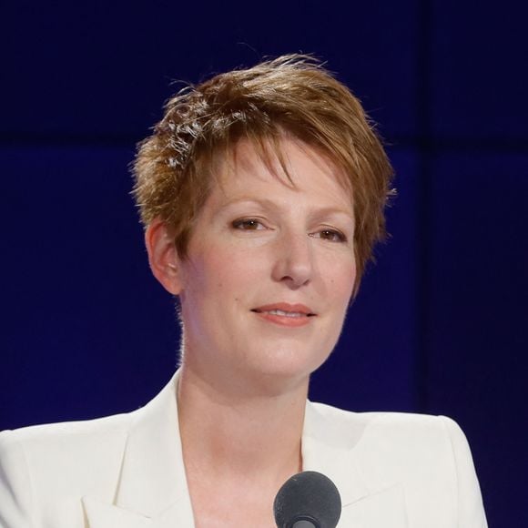 Natacha Polony est une journaliste qui officie à la télévision.

Natacha Polony - Conférence de presse de rentrée de BFMTV à l'Altice Campus à Paris, France. © Christophe Clovis/Bestimage