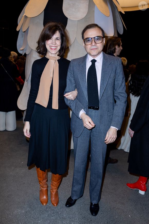 Bertrand Burgalat et Vanessa Seward au défilé Chanel Haute Couture printemps / été 2023 lors de la fashion week à Paris le 24 janvier 2023.

© Olivier Borde / Bestimage