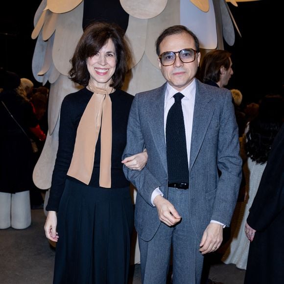 Bertrand Burgalat et Vanessa Seward au défilé Chanel Haute Couture printemps / été 2023 lors de la fashion week à Paris le 24 janvier 2023.

© Olivier Borde / Bestimage