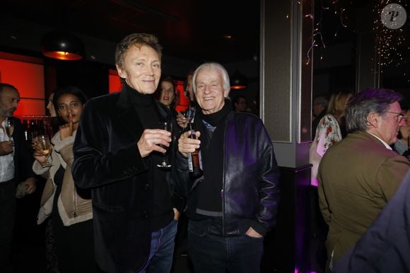 Dave et son compagnon Patrick Loiseau - After party du film "La belle époque" au Club Haussman à Paris, le 17 octobre 2019. Un évènement organisé par Five Eyes production. © Christophe Clovis / Bestimage - Paris