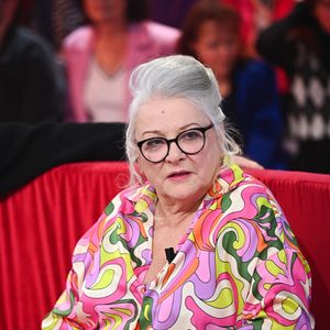 Josiane Balasko est tombée amoureuse de l'un d'entre eux ! 
Exclusif - Josiane Balasko - Enregistrement de l'émission Vivement dimanche consacrée à l'équipe du Splendid au studio Rive Gauche, presentée par Michel Drucker . Diffusion sur France 3 le  23/02/2025 . présentée par M.Drucker, diffusée le 23 février 2025 sur France 3. 
© Guillaume Gaffiot / Bestimage