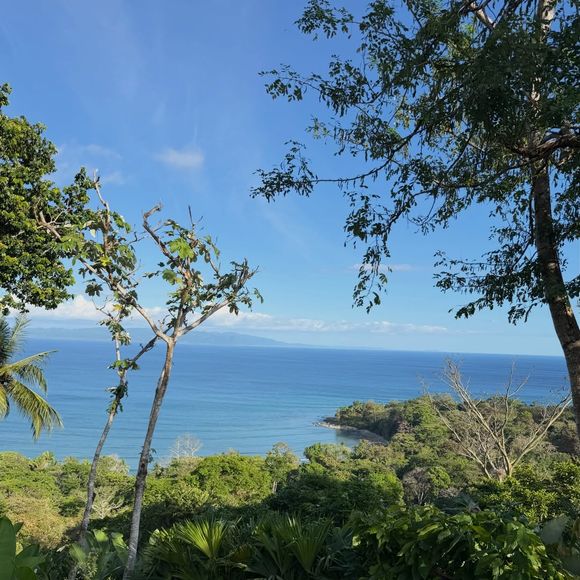 Un véritable paradis sur terre, entre le vert de la jungle et le bleu du ciel et de l'océan.

Sylvie Tellier en vacances en famille au Costa Rica.
