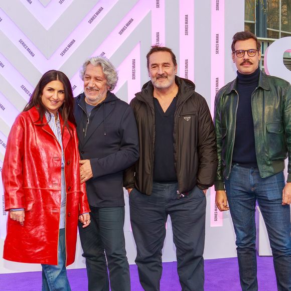 Géraldine Nakache, Alain Chabat, Gilles Lellouche, Laurent Lafitte à la présentation de la mini série animée "Asterix et Obelix : le combat des chefs" au Festival Séries Mania à Lille le 23 mars 2025.

© Stéphane Vansteenkiste / Bestimage