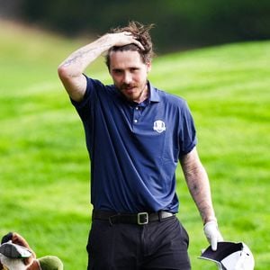 Brooklyn Beckham lors du match des célébrités de l'All-Star au Bethpage Black Course à Farmingdale, dans l'État de New York. Photo par Mike Egerton/PA Wire.