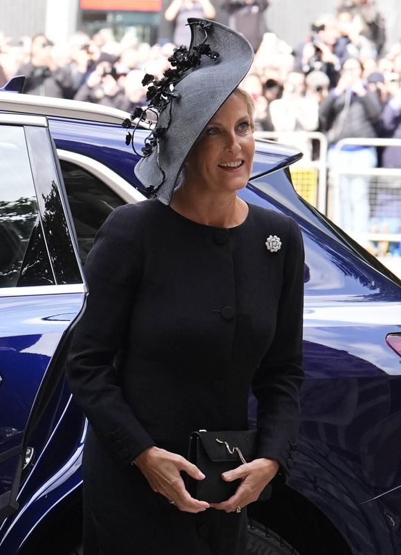 Sophie d'Edinburgh lors des funérailles de la duchesse de Kent à la cathédrale de Westminster à Londres le 16 septembre 2025. © PA Photo/ Bestimage