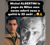 Michel Albertini avait mené une longue carrière entre théâtre, cinéma et télévision.

Manuel Gélin, le frère de Fiona Gélin, a partagé un message suite au décès de Michel Albertini Capture Instagram - Fiona Gélin