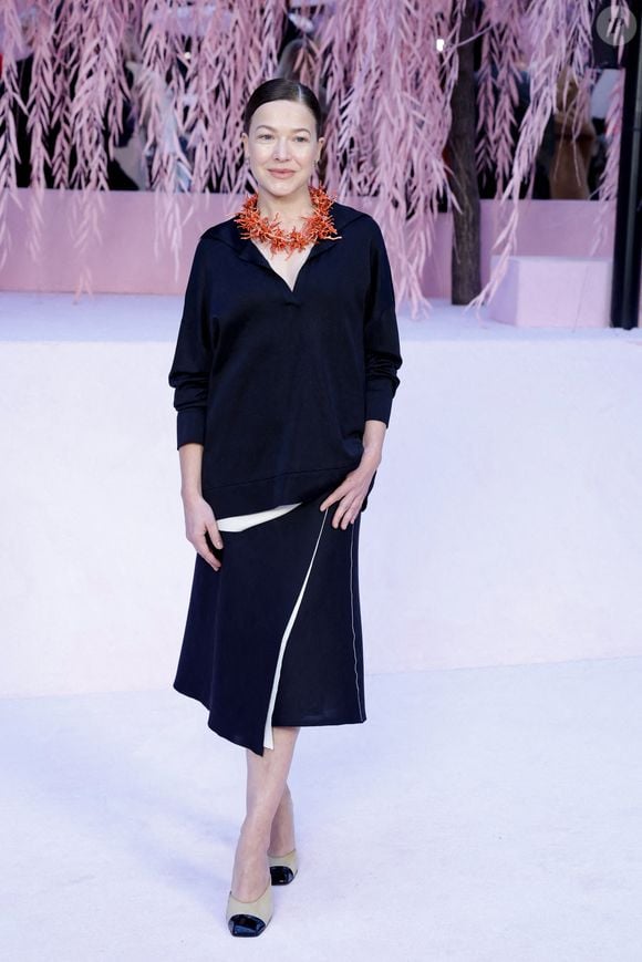 Hannah Herzsprung au photocall du deuxième défilé Chanel "Collection Haute Couture Printemps/Eté 2026", lors de la Fashion Week de Paris, le 27 janvier 2026

© Olivier Borde / Bestimage