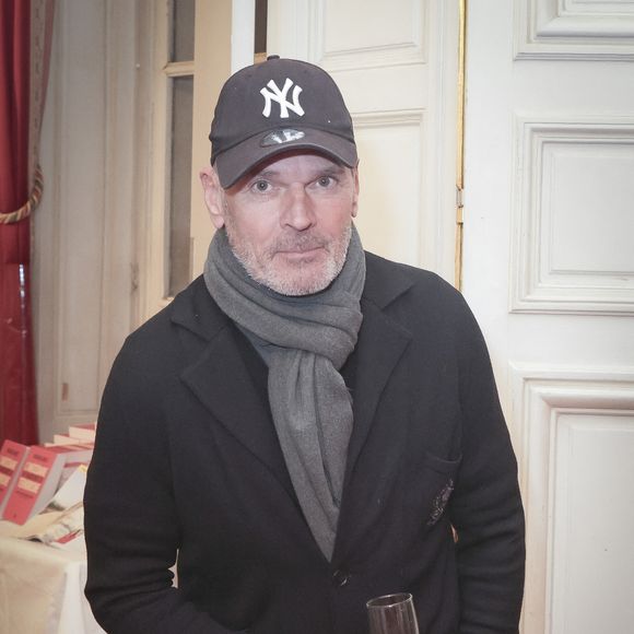 Exclusif - Laurent Baffie - Soirée de lancement du nouveau magazine Entrevue que vient de racheter O. Harfouch au Sénat à Paris, France, le 6 décembre 2023. © Jack Tribeca/Bestimage