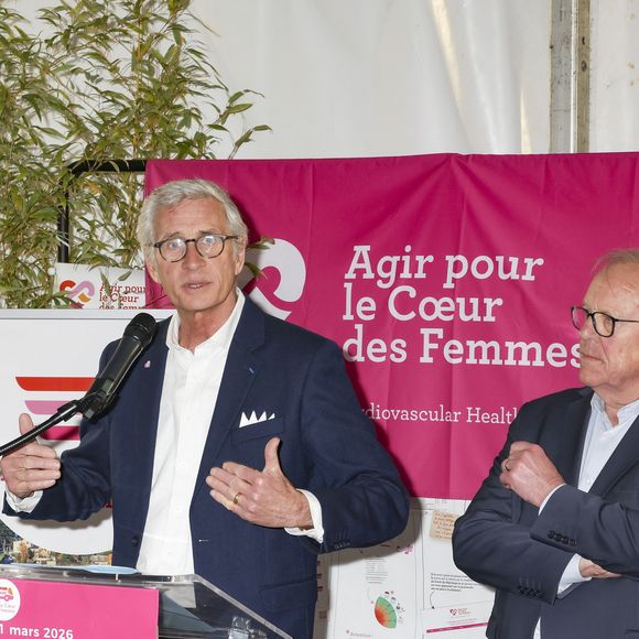 Thierry Drilhon lors de l'inauguration du "Bus du coeur des femmes" à Argenteuil de l'association "Agir pour le coeur de femmes" avec le soutien de la Fondation Marc Ladreit de Lacharrière le 11 mars 2026.
© Jack Tribeca / Bestimage