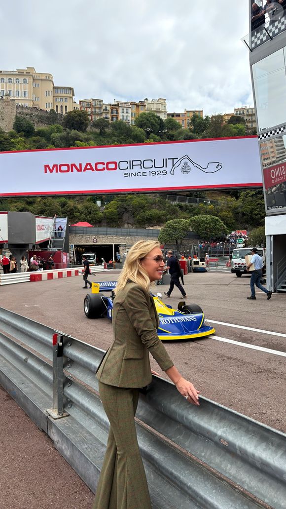 Camilla de Bourbon des Deux-Siciles profite du Grand Prix historique de Monaco.