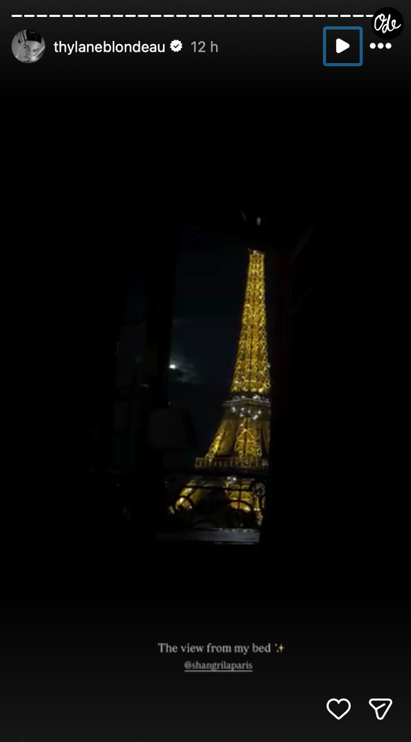 Le palace est aussi réputé pour ses restaurants gastronomiques, son spa et son cadre historique d'exception.

Capture Instagram - Thylane Blondeau