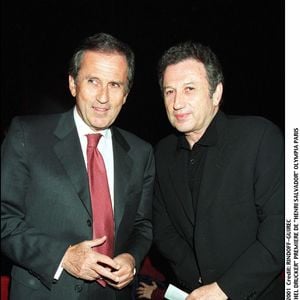 Archives - Jean Drucker et son frère Michel Drucker à l'Olympia.