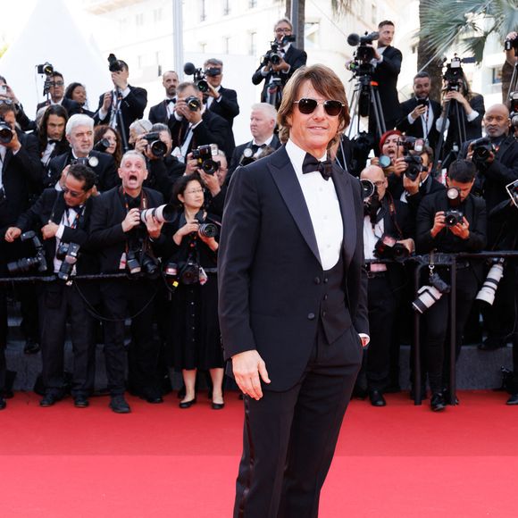 Tom Cruise - Montée des marches du film « Mission Impossible : The Final Reckoning » lors du 78ème Festival International du Film de Cannes, au Palais des Festivals à Cannes. Le 14 mai 2025
© Jacovides-Moreau / Bestimage