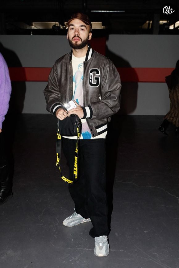 Olivio "Oli" Ordonez - Front Row au défilé Marcia prêt-à-porter automne-hiver 2023/2024 lors de la Fashion Week de Paris (PFW), au Garage Amelot, à Paris, France, le 1er mars 2023. © Christophe Clovis/Bestimage
