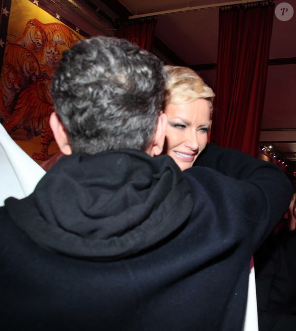 Marc Lavoine et sa compagne Adriana Karembeu au greeting du défilé Stéphane Rolland, Collection Haute Couture Printemps/Eté 2026 lors de la Fashion Week de Paris (PFW) au Cirque d'Hiver Bouglione, à Paris, France, le 27 janvier 2026. © Bertrand Rindoff/Bestimage