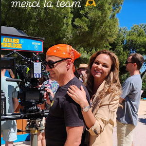 Géraldine Lapalus de retour dans "Camping Paradis", elle poste des photos de tournage le 26 mai 2025, sur Instagram