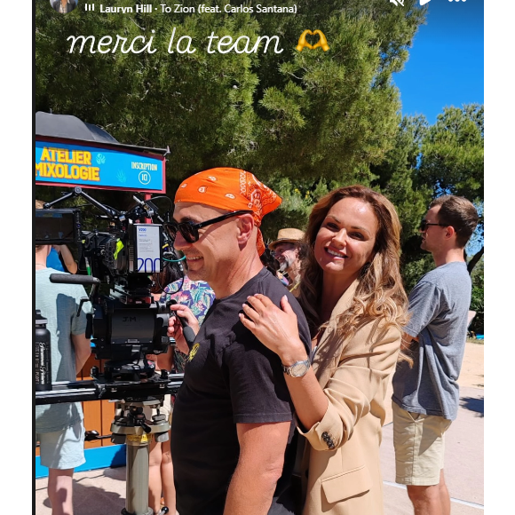 Géraldine Lapalus de retour dans "Camping Paradis", elle poste des photos de tournage le 26 mai 2025, sur Instagram