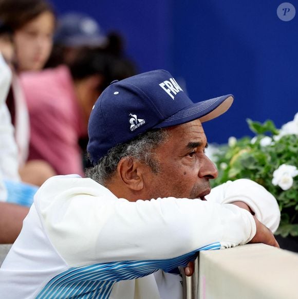 Yannick Noah, coach de l'équipe de France paralympique de tennis fauteuil lors de la rencontre de tennis fauteuil entre S.Houdet et M.delaPuente en quart de finale des jeux paralympiques Paris 2024 le 4 septembre 2024. © Dominique Jacovides / Bestimage