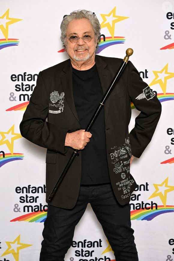 Patrick Hernandez durant le dîner au profit de l'association Enfant Star & Match à l'hôtel Majestic à Cannes le 1er février 2025. © Bruno Bebert/Bestimage