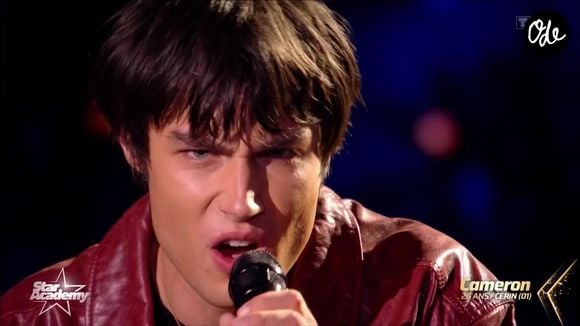 Cameron fait partie de la nouvelle promotion de la "Star Academy". Capture d'écran TF1