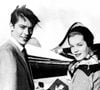 Pendant le tournage de "Christine", Romy Schneider  tombe amoureuse de l'acteur Alain Delon qui joue dans le film. Elle quitte brusquement l'Allemagne pour le rejoindre à Paris. 

Alain Delon et Romy Schneider photographiés à Paris à l'aéroport d'Orly le 18 mars 1959 à Paris, France. © Keystone USA Collection / Bestimage