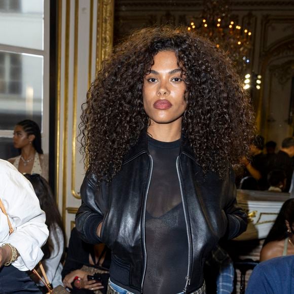 Tina Kunakey au défilé Homme A$AP Rocky X American Sabotage by AWGE Printemps/Été 2025 dans le cadre de la Fashion Week de Paris, France, le 21 juin 2024. © Olivier Borde/Bestimage