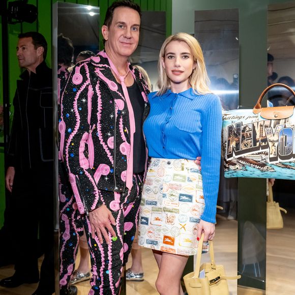 Longchamp célèbre une nouvelle édition limitée et 20 ans de collaboration avec le créateur Jeremy Scott au magasin phare de SoHo.

©Bestimage