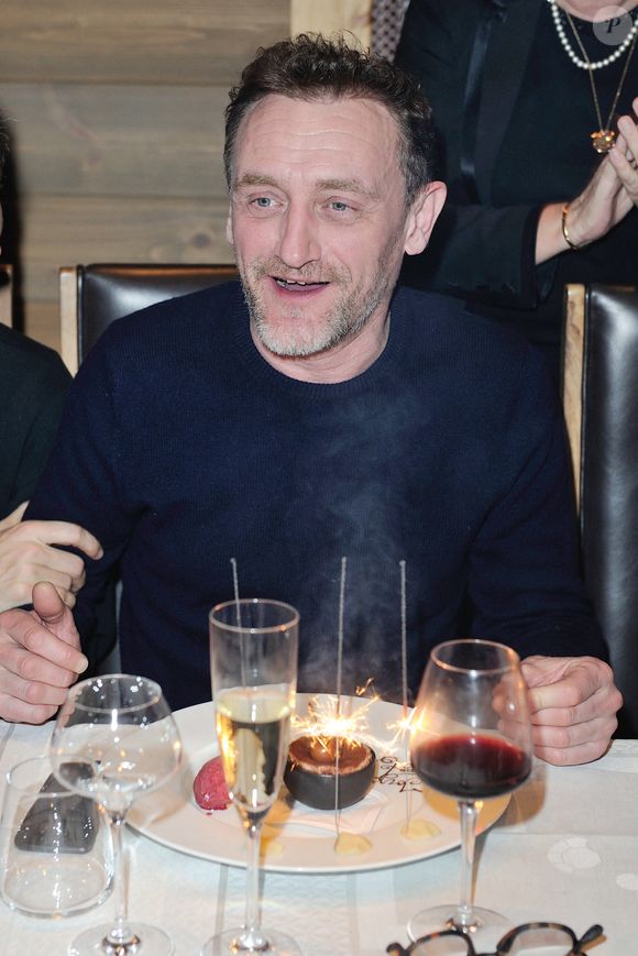 Exclusif. Jean-Paul Rouve célèbre son 50eme anniversaire lors du diner Syfy du jury lors du 24e Festival International du Film Fantastique de Gerardmer a Gerardmer, France, le 26 Janvier 2017. Photo by Aurore Marechal/ABACAPRESS.COM