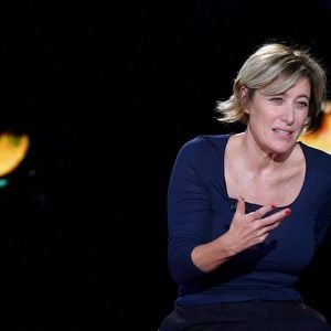 Valeria Bruni Tedeschi lors d'un show télévisé à Rome, Italie, le 6 décembre 2024. Photo par Maurizio D Avanzo/IPA/ABACAPRESS.COM