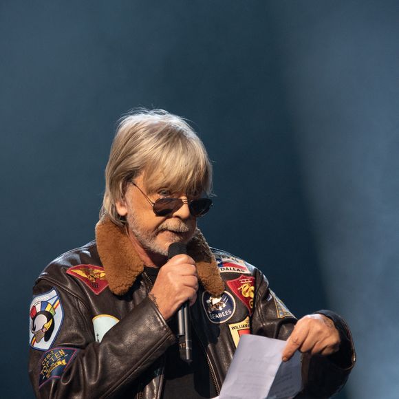 Le chanteur Renaud, lauréat du Prix spécial de la Sacem lors du Grand Prix Sacem 2018, à la Salle Pleyel, le 10 décembre 2018, à Paris, en France. Photo de Mireille Ampilhac/ABACAPRESS.COM