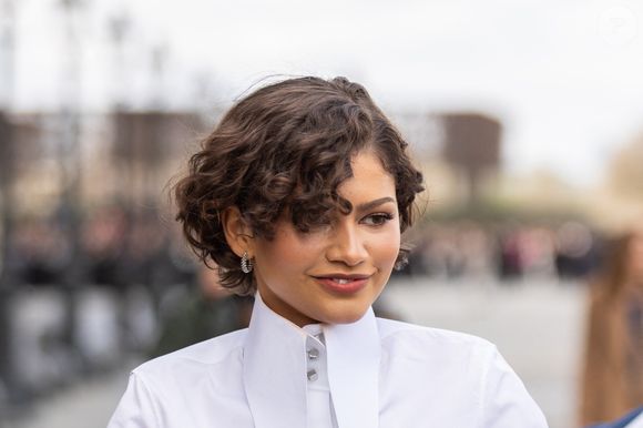 Zendaya Coleman est arrivée au défilé Louis Vuitton Womenswear Automne/Hiver 2026-2027 dans le cadre de la Fashion Week de Paris le 10 mars 2026 à Paris, France. Photo by Nasser Berzane/ABACAPRESS.COM