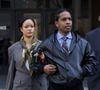 La chanteuse de 36 ans a tenu à être présente pour soutenir le père de ses fils RZA (2 ans), et Riot (1 an).
Exclusif - Rihanna et A$AP Rocky sortent du tribunal de Los Angeles le 7 février 2025 @Backgrid USA / Bestimage