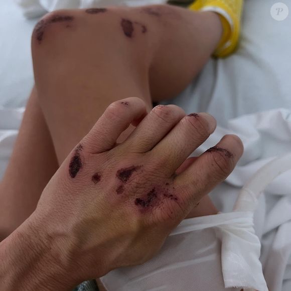 “Je pense que je peux faire une jolie pub pour la sécurité routière !”, ajoute la femme de Romain Grosjean