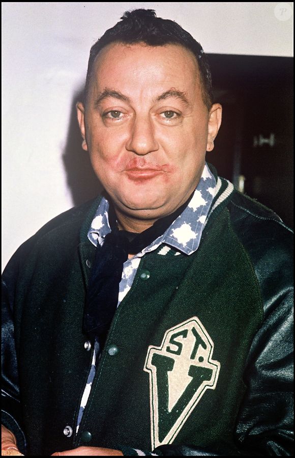 Archives - Coluche invité à l'émission "Champs Elysées" en 1984.