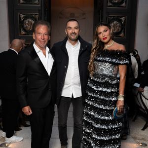 Gary Friedman, Pdg de RH, Cyril Lignac, Bella Hunter - Personnalités à la soirée d'inauguration de la galerie RH Paris sur l'avenue des Champs-Élysées le 4 septembre 2025