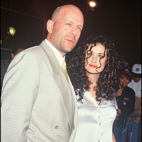 Archives - Demi Moore au bras de Bruce Willis. 

© Bestimage