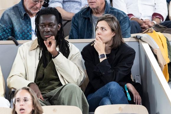 Mory Sacko en tribunes lors des Internationaux de France de Tennis de Roland Garros 2025, à Paris, France, le 6 juin 2025. © Jacovides-Moreau/Bestimage