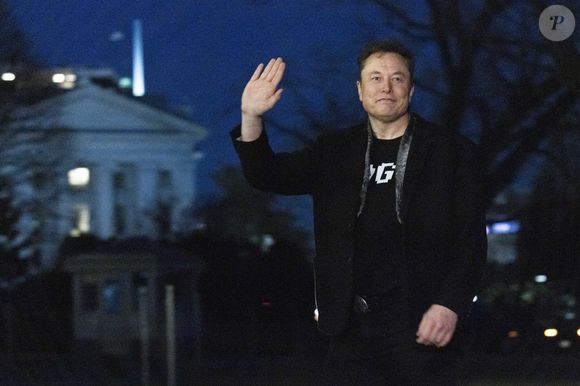 Elon Musk, le 9 mars 2025, à Washington  GOFF INF / BESTIMAGE