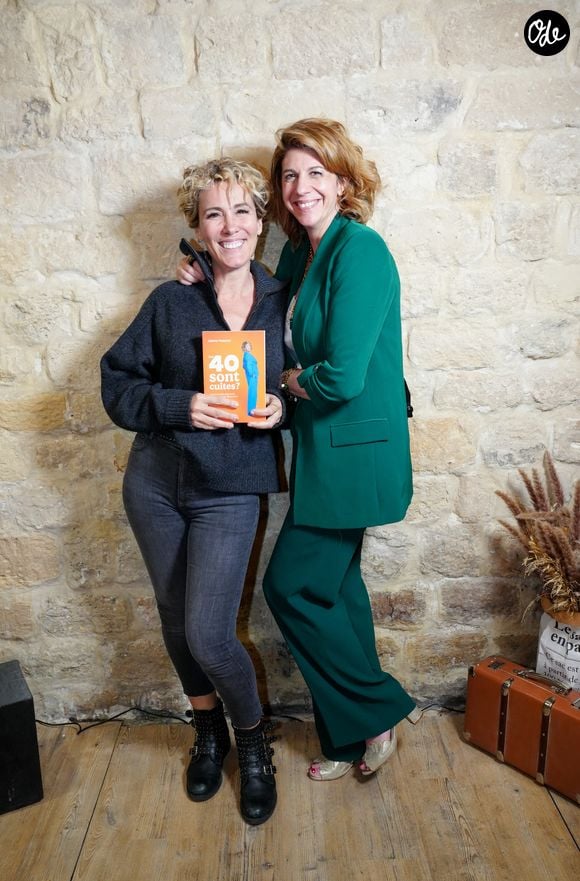 Exclusif - Noémie de Lattre, Juliette Tresanini - Lancement du 3ème livre de Juliette Tresanini "Les 40 sont cuites ?" à l'atelier Rachel Klein Paris le 6 mai 2025. © Anne-Sophie Guebey / Bestimage