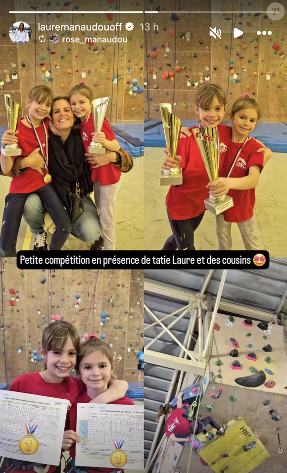 Instagram, Laure Manaudou avec ses nièces