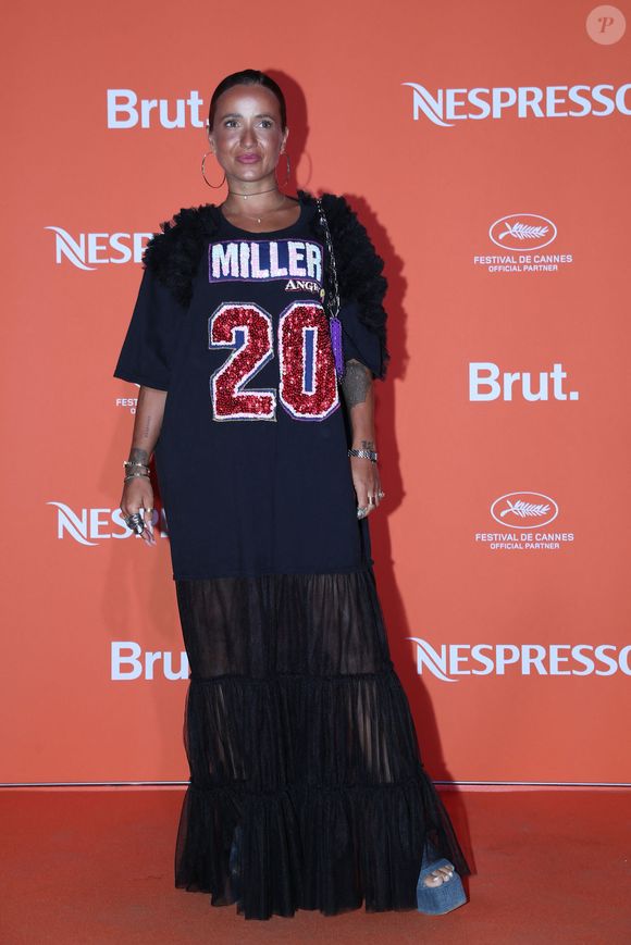 Camille Callen - Photocall de la soirée Nespresso x Brut lors du 77ème Festival International du Film de Cannes le 16 mai 2024. © Laurent Campus/Bestimage