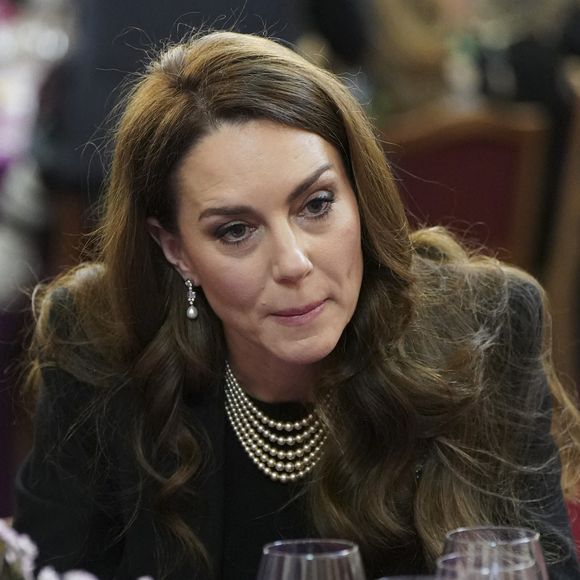 Le prince William, prince de Galles, et Catherine (Kate) Middleton, princesse de Galles, assistent à une cérémonie de commémoration des 80 ans de la libération du camp de concentration d'Auschwitz-Birkenau au Guildhall à Londres, le 26 janvier 2025.
Julien Burton / Bestimage